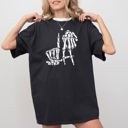  Spooky Skeleton Ghost Witch Skull Halloween Meme Costume Design Comfort Colors Tee