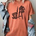 Small Yam Spooky Skeleton Ghost Witch Skull Halloween Meme Costume Design Comfort Colors Tee