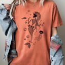 XL Yam Skeleton Mermaid Ghost Witch Skull Halloween Meme Aesthetic Spooky Funny Costume Comfort Colors Tee