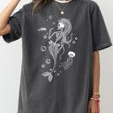 XXXL Pepper Dark Gray Skeleton Mermaid Ghost Witch Skull Halloween Meme Aesthetic Spooky Funny Costume Comfort Colors Tee