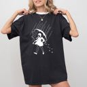 XXL Black Wednesday Skeleton Ghost Witch Skull Spooky Aesthetic Meme Halloween Costume Comfort Colors Tee