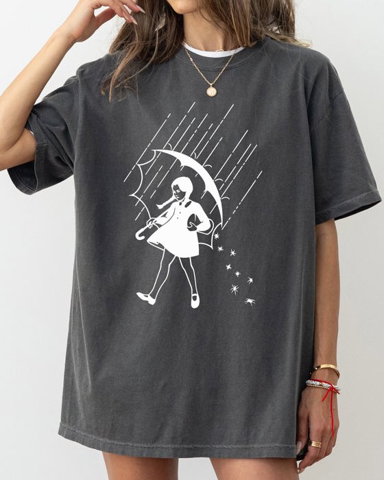 Wednesday Skeleton Ghost Witch Skull Spooky Aesthetic Meme Halloween Costume Comfort Colors Tee