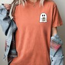 XXL Yam Ghost Coffee Lover Pocket Skeleton Witch Skull Meme Halloween Spooky Comfort Colors Tee