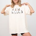 Large Ivory Cream Horse Ghost Farm Skeleton Witch Skull Meme Halloween Costume Graphic Comfort Colors Tee