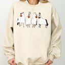 XXL Sand Haunted Horse Ghost Farm Skeleton Witch Skull Halloween Spooky Meme Design Sweatshirt