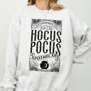  Hocus Pocus Apothecary Skeleton Witch Skull Spooky Halloween Costume Meme Sweatshirt