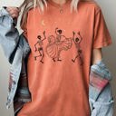 Medium Yam Dance Day of the Dead Skeleton Witch Meme Halloween Costume Aesthetic Comfort Colors Tee