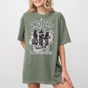 XXL Moss Dark Green Girls Trip Salem Skeleton Witch Skull Spooky Halloween Costume Meme Comfort Colors Tee