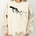 XXL Sand Boop Cat Skeleton Ghost Witch Skull Spooky Halloween Costume Collection Sweatshirt