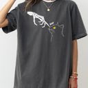 XXL Pepper Dark Gray Boop Cat Skeleton Ghost Witch Skull Aesthetic Halloween Meme Spooky Comfort Colors Tee