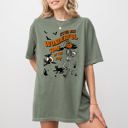 Medium Moss Dark Green It's The Most Wonderful Time Of The Year Skeleton Witch Skull Spooky Aesthetic Halloween Costume Comfort Colors Tee