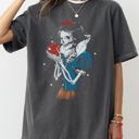 XL Pepper Dark Gray Snow White Skeleton Princess Witch Skull Spooky Aesthetic Meme Halloween Costume Comfort Colors Tee