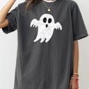 Medium Pepper Dark Gray Spooky Ghost Skeleton Witch Skull Halloween Meme Costume Graphic Comfort Colors Tee
