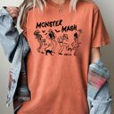 Large Yam Monster Mash Skeleton Ghost Witch Skull Spooky Aesthetic Meme Halloween Costume Comfort Colors Tee