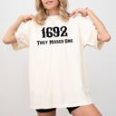  They Missed One 1692 Skeleton Ghost Witch Skull Spooky Halloween Comfort Colors Tee