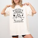  Salem Annual Witches Convention Spooky Skeleton Ghost Witch Skull Meme Halloween Costume Comfort Colors Tee