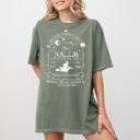XL Moss Dark Green The Salem Apothecary Spooky Skeleton Ghost Witch Skull Halloween Costume Comfort Colors Tee