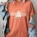 Small Yam Creep It Real Ghost Retro Spooky Skeleton Witch Skull Halloween Meme Comfort Colors Tee