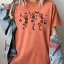 XL Yam Pumpkin Head Dancing Skeletons Spooky Ghost Witch Skull Aesthetic Meme Halloween Costume Comfort Colors Tee