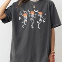 XXL Pepper Dark Gray Pumpkin Head Dancing Skeletons Spooky Ghost Witch Skull Aesthetic Meme Halloween Costume Comfort Colors Tee