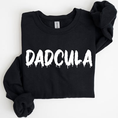 Dadcula Spooky Bat Ghost Witch Skull Aesthetic Meme Halloween Costume Sweatshirt