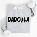 XL Ash Light Gray Dadcula Spooky Bat Ghost Witch Skull Aesthetic Meme Halloween Costume Sweatshirt