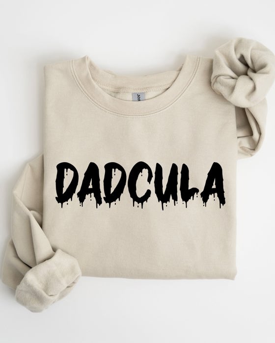 Dadcula Spooky Bat Ghost Witch Skull Aesthetic Meme Halloween Costume Sweatshirt