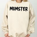 Medium Sand Momster Skeleton Ghost Witch Skull Halloween Costume Spooky Haunting Night Vibe Sweatshirt