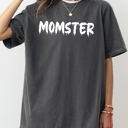 XXL Pepper Dark Gray Momster Graphic Skeleton Ghost Witch Skull Meme Halloween Costume Comfort Colors Tee