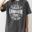  It's The Most Wonderful Time Of The Year Skeleton Spider Web Witch Skull Spooky Halloween Costume Comfort Colors Tee
