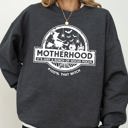 XL Dark Gray Heather Motherhood, Witch, Ghost, Skull, Spooky, Aesthetic, Meme, Halloween, Costume Sweatshirt