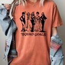 XXXL Yam Squad Goals Skeleton Ghost Witch Skull Spooky Halloween Meme Graphic Comfort Colors Tee