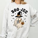  Boo-Jee Cowboy Ghost Western Skeleton Witch Skull Aesthetic Meme Halloween Costume Sweatshirt