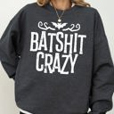 Batshit Crazy Skeletons Ghost Western Witch Skull Aesthetic Meme Halloween Costume Sweatshirt