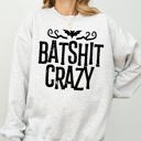 XXXL Ash Light Gray Batshit Crazy Skeletons Ghost Western Witch Skull Aesthetic Meme Halloween Costume Sweatshirt