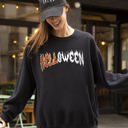 XL Black Helloween Skeleton Ghost Western Witch Skull Meme Halloween Costume Retro Edition Sweatshirt