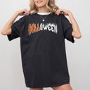 XXL Black Helloween Skeleton Ghost Western Witch Skull Meme Halloween Costume Comfort Colors Tee