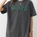 XL Pepper Dark Gray Haunted Skeleton Ghost Western Witch Skull Meme Halloween Aesthetic Costume Comfort Colors Tee