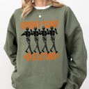  Spooky Scary Skeleton Ghost Witch Halloween Costume Nighttime Party Graphic Sweatshirt