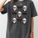 Masks and Bows Ghost Spooky Skeleton Witch Halloween Meme Costume Comfort Colors Tee