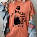 XL Yam Look What You Made Me Do Skeleton Ghost Spooky Halloween Witch Meme Comfort Colors Tee