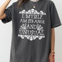  Strange And Unusual Skeleton Ghost Spooky Skull Western Witch Halloween Costume Meme Comfort Colors Tee
