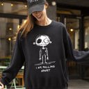  I Am Falling Apart Zombie Witch Spooky Skeleton Costume Mental Health Sweatshirt