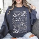  Vintage Fern Illustration Sweatshirt