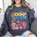  Bright Pressed Flowers Sweatshirt