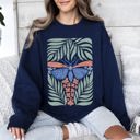  Timeless Tropical Butterfly and Palm Boho Print Design for Cozy All-Season Sweatshirt