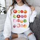  Ripe Tomato Print, Garden Fresh Garden Produce Theme Artwork For Garden Lovers Sweatshirt