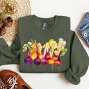  Beets Watercolor Vegetables Gardening Artistic Illustration Sweatshirt