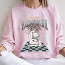 XL Light Pink Aquarius Zodiac Astrology Horoscope Cosmic Sign Graphic Expression For Astrology Lovers And Cosmic Dreamers Sweatshirt