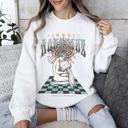 Small White Aquarius Zodiac Astrology Horoscope Cosmic Sign Graphic Expression For Astrology Lovers And Cosmic Dreamers Sweatshirt